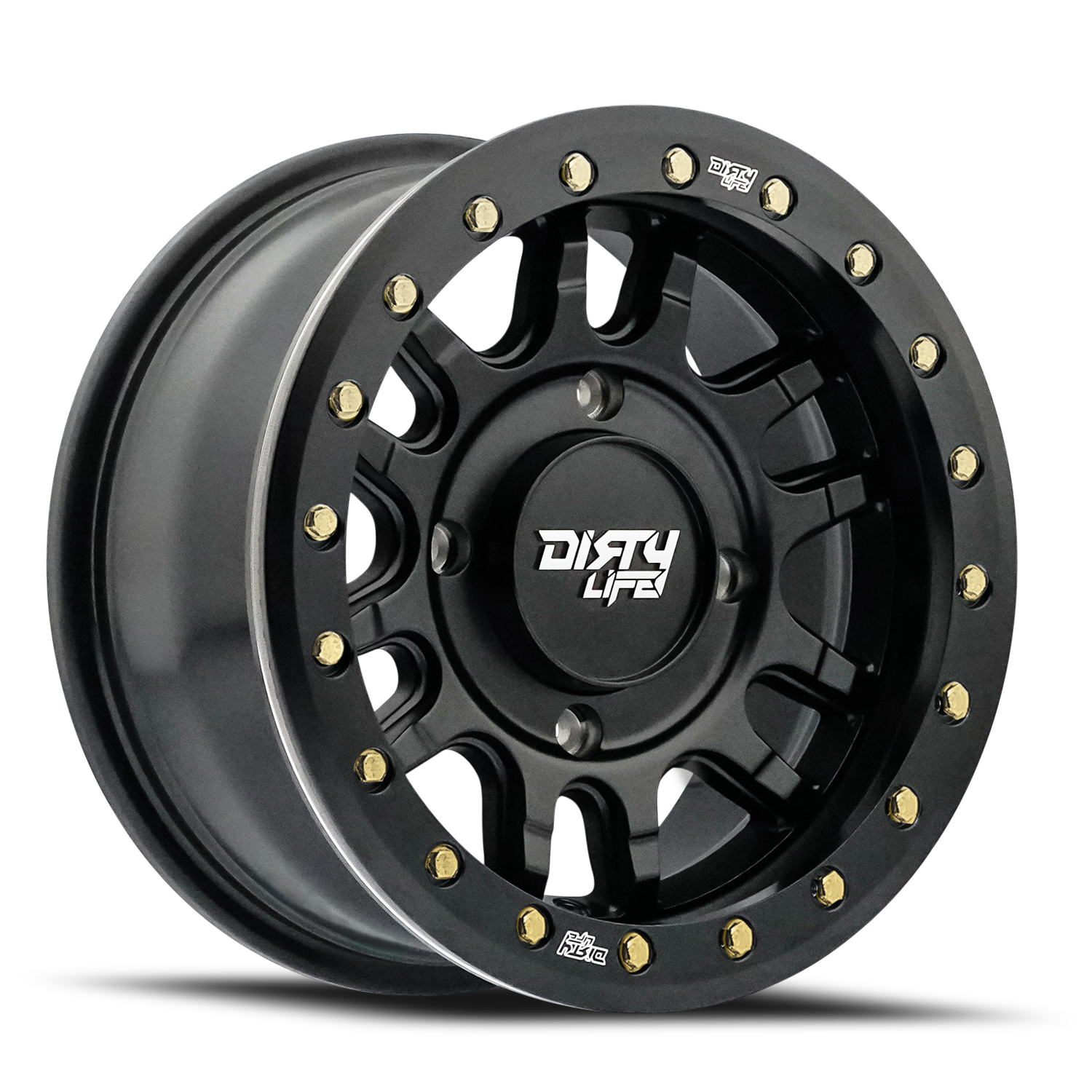 Canyon Pro Sxs 9309R Matte Black 15X7 Dirty Life Race Wheels-3