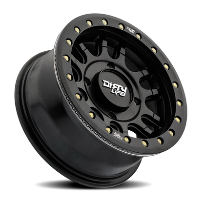 Canyon Pro Sxs 9309R Matte Black 15X7 Dirty Life Race Wheels-4
