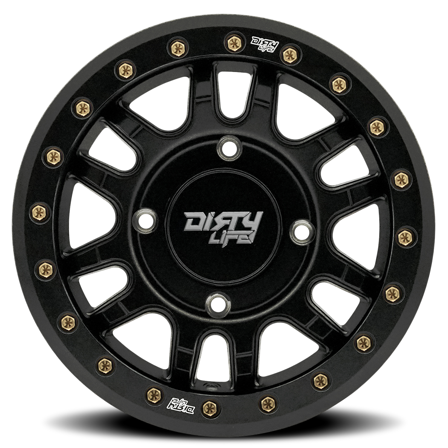 Canyon Pro Sxs 9309R Matte Black 15X7 Dirty Life Race Wheels-5