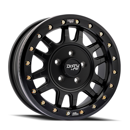 Canyon Pro Sxs 9309R Matte Black 15X7 Dirty Life Race Wheels