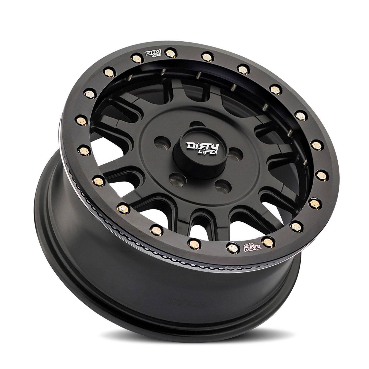 Canyon Pro Sxs 9309R Matte Black 15X7 Dirty Life Race Wheels-1