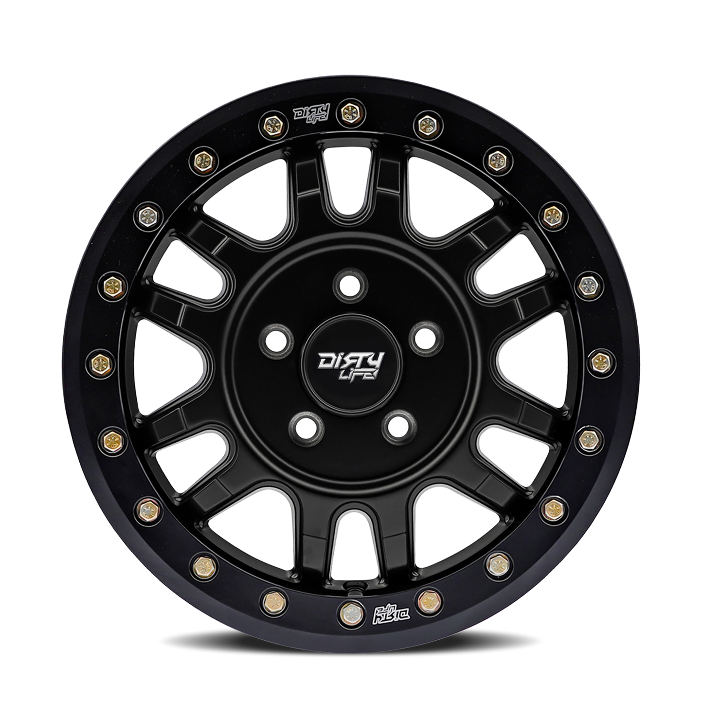 Canyon Pro Sxs 9309R Matte Black 15X7 Dirty Life Race Wheels-2