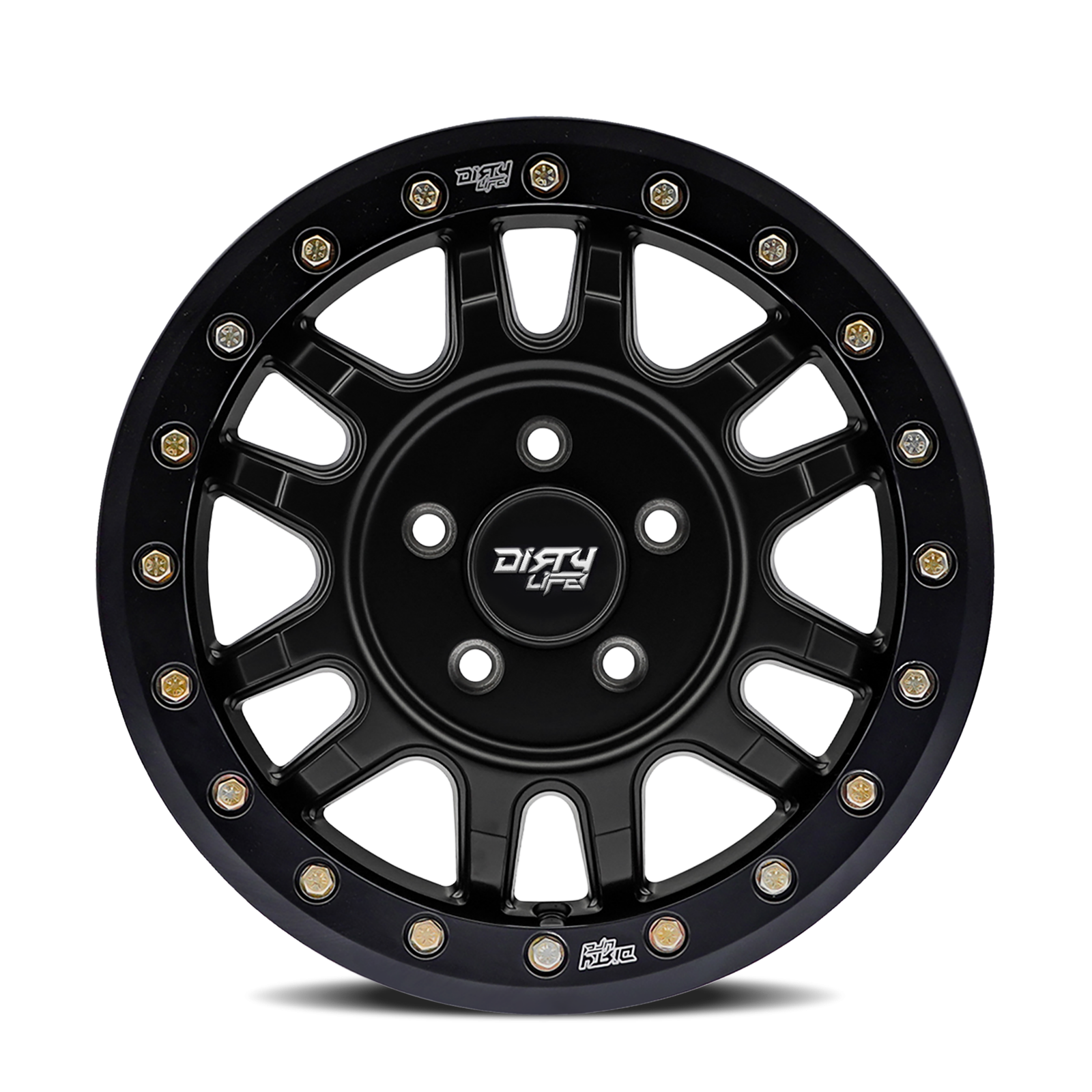 Canyon Pro Sxs 9309R Matte Black 15X7 Dirty Life Race Wheels-2