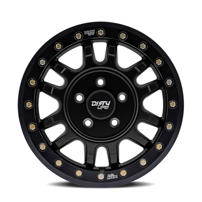 Canyon Pro Sxs 9309R Matte Black 15X7 Dirty Life Race Wheels-2