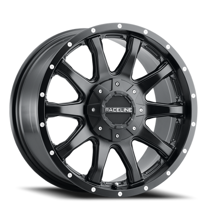 Aluminum 17x8 Shift 930B Satin Black Raceline Wheels-1