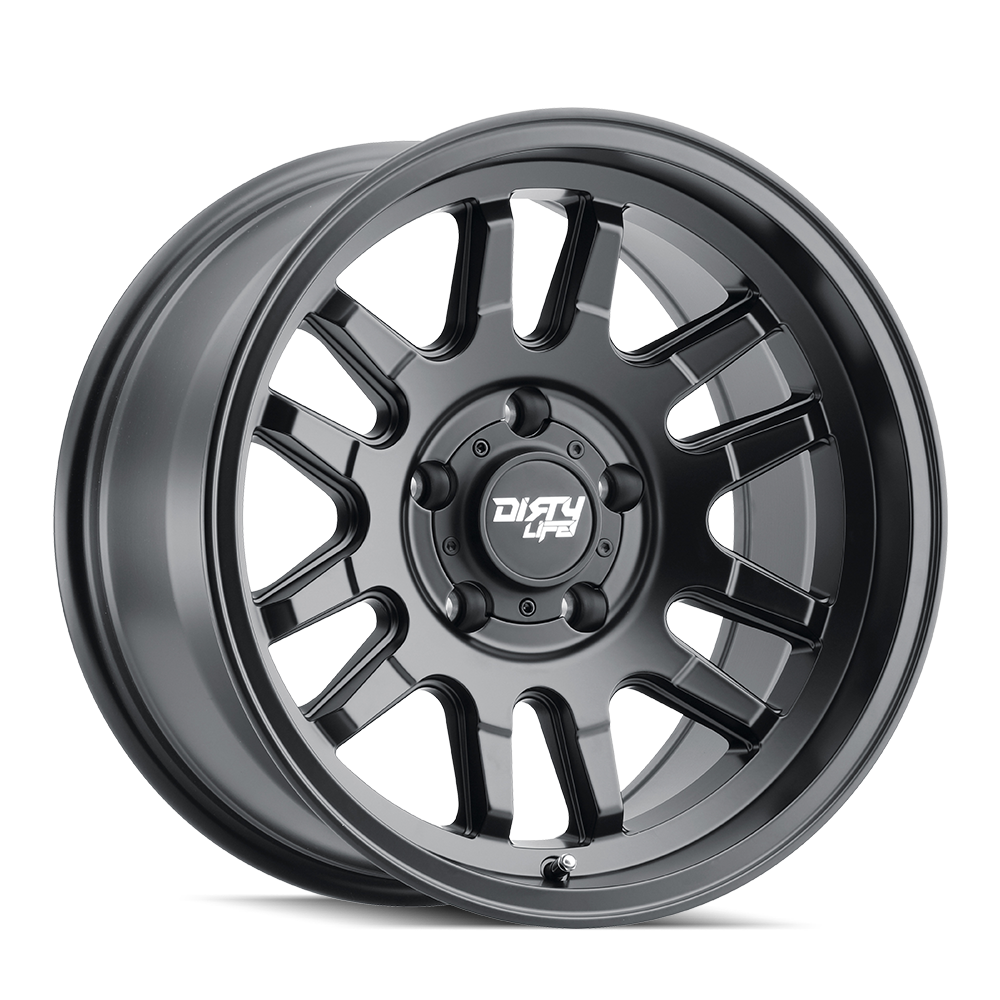 Canyon 9310 Matte Black 17X9 Dirty Life Race Wheels