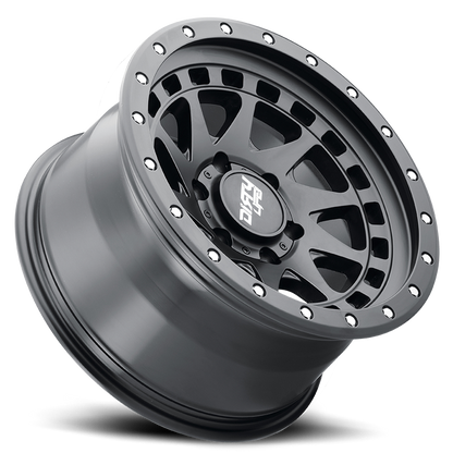 Enigma Pro 9311 Matte Black 17X9 Dirty Life Race Wheels-3