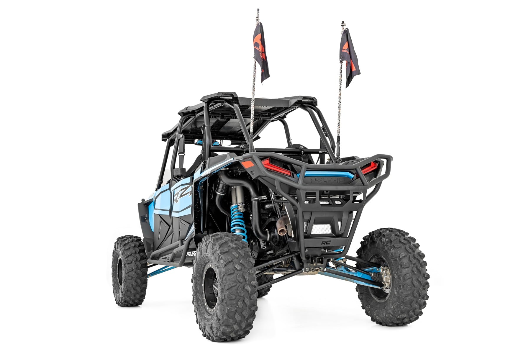 Tubular Bumper Rear w/ Receiver Hitch Polaris RZR XP 1000 Rough Country-1