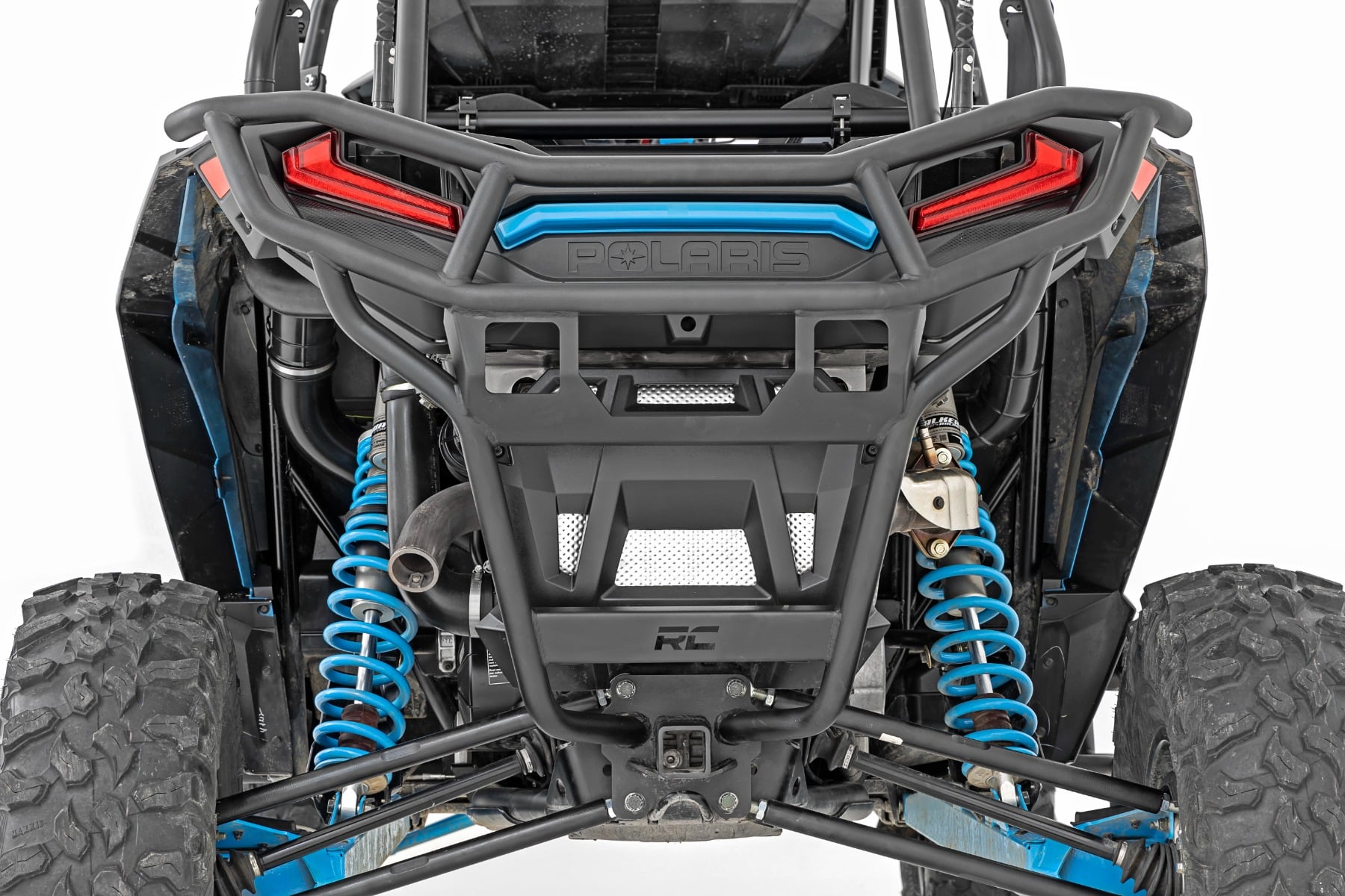 Tubular Bumper Rear w/ Receiver Hitch Polaris RZR XP 1000 Rough Country-2