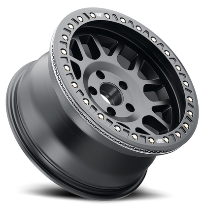 Mesa 9312 Matte Black 17X9 Dirty Life Race Wheels-1