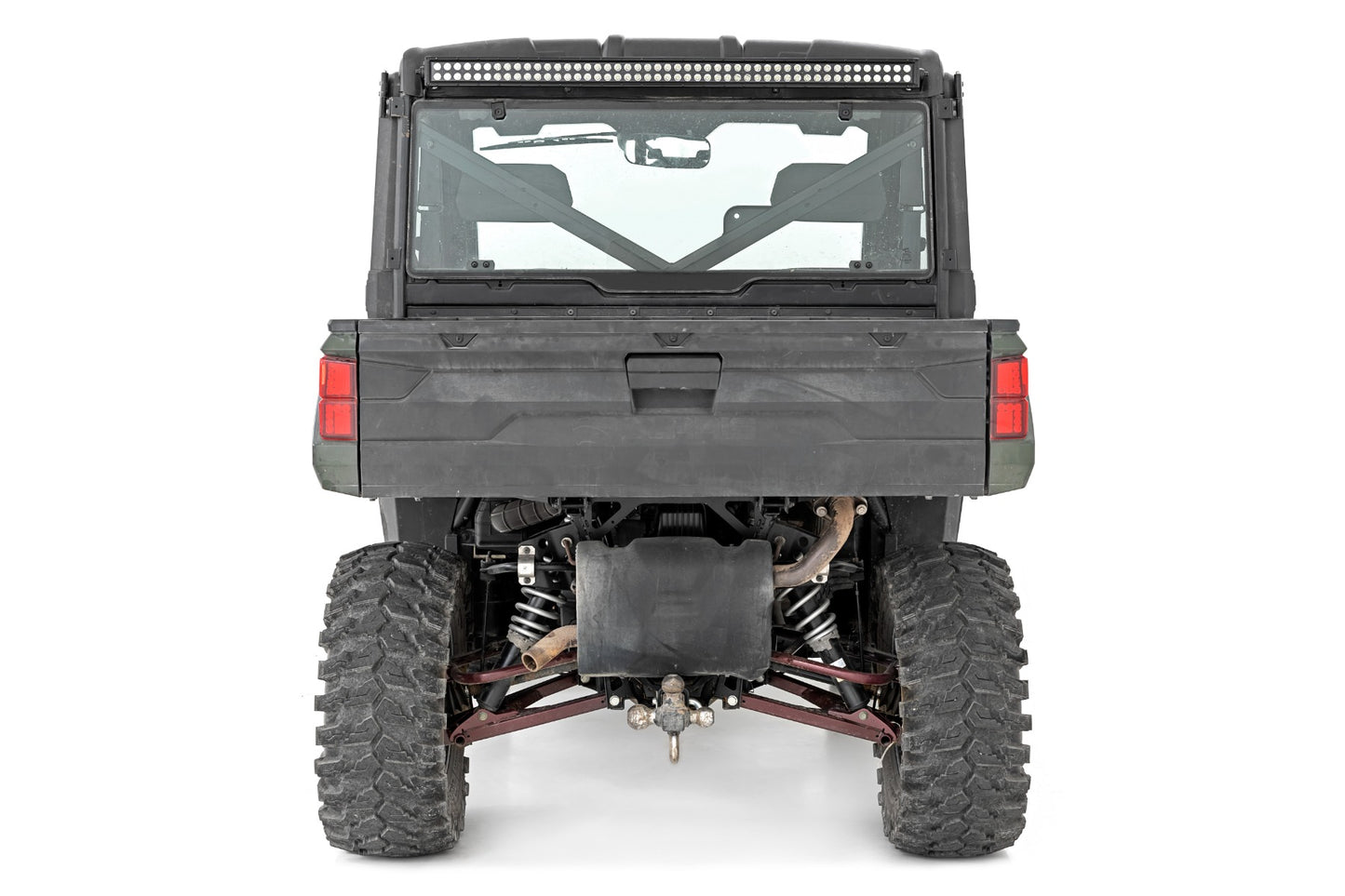 LED Light Kit Rear Mount 50 Inch Black Pair Polaris Ranger XP 1000 Rough Country-3