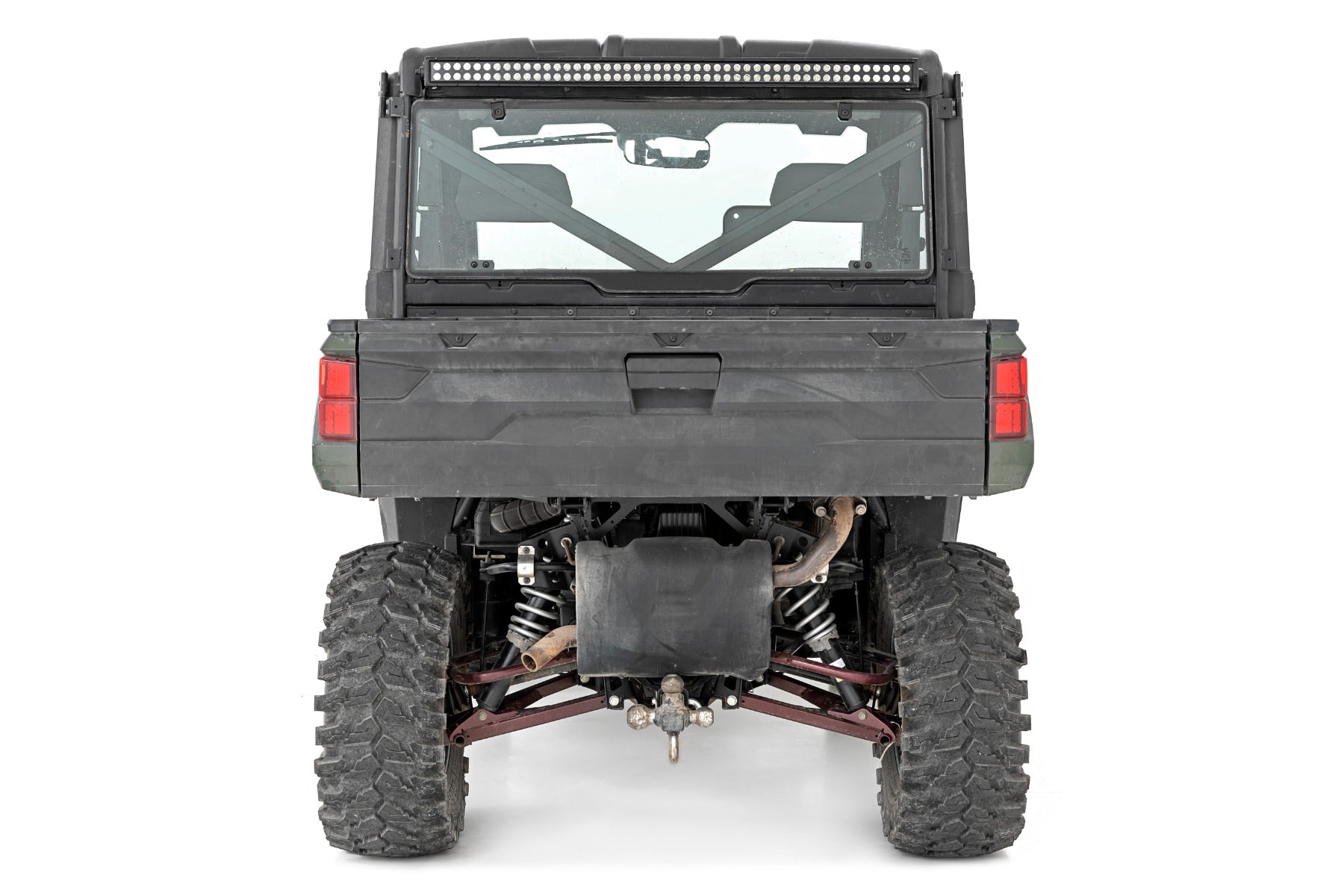 LED Light Kit Rear Mount 50 Inch Black Pair Polaris Ranger XP 1000 Rough Country-3