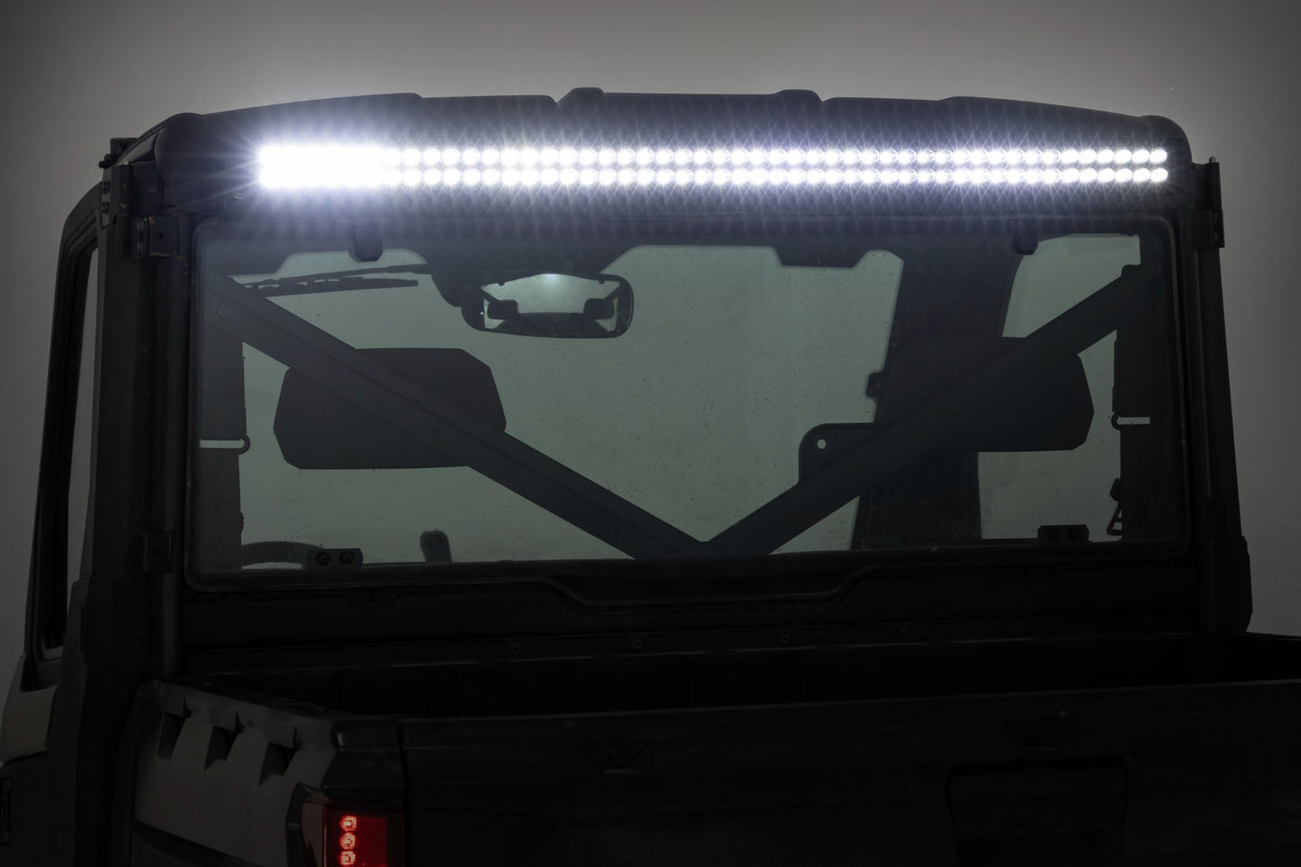 LED Light Kit Rear Mount 50 Inch Black Pair Polaris Ranger XP 1000 Rough Country-4