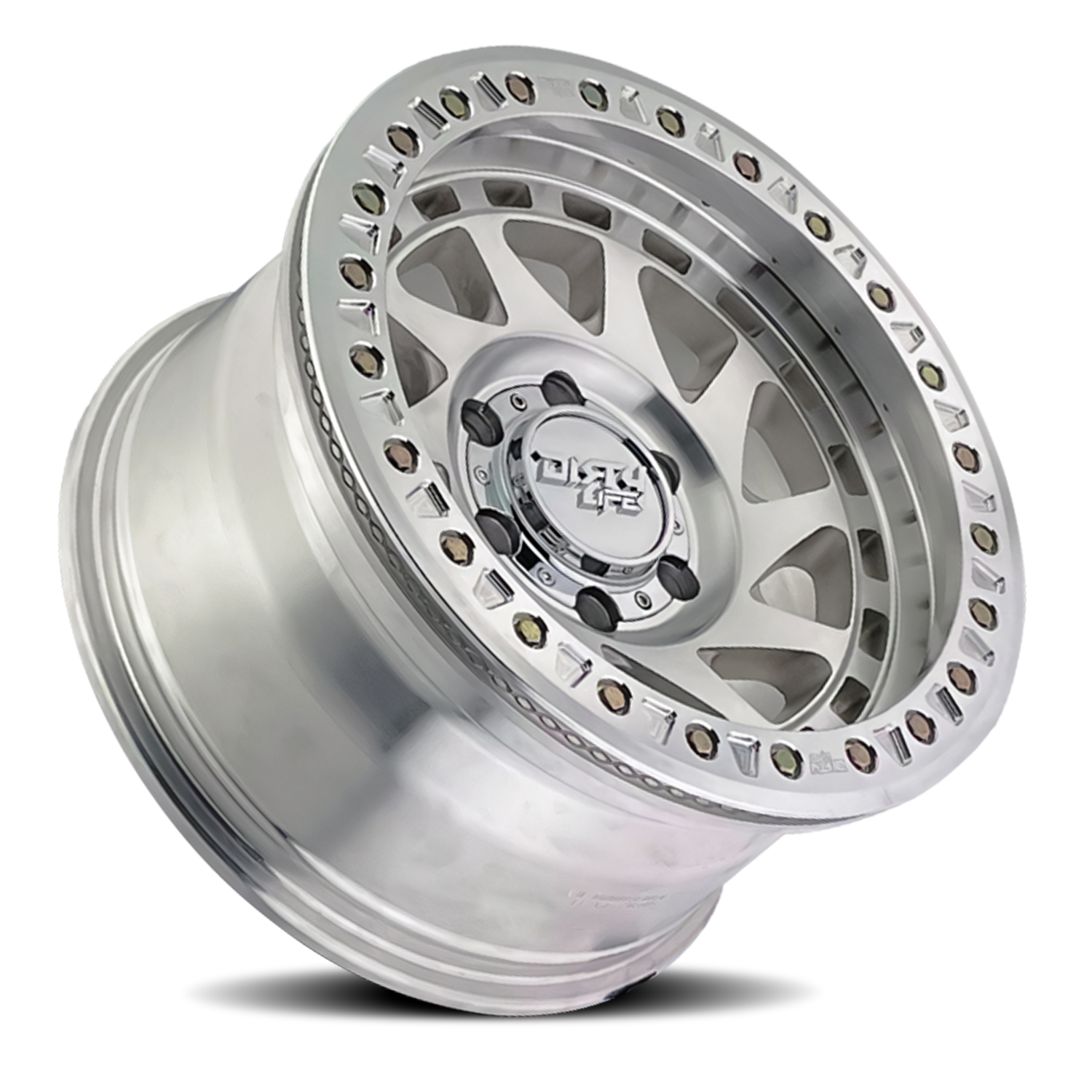 Enigma 9313 Machined 17X9 Dirty Life Race Wheels-13