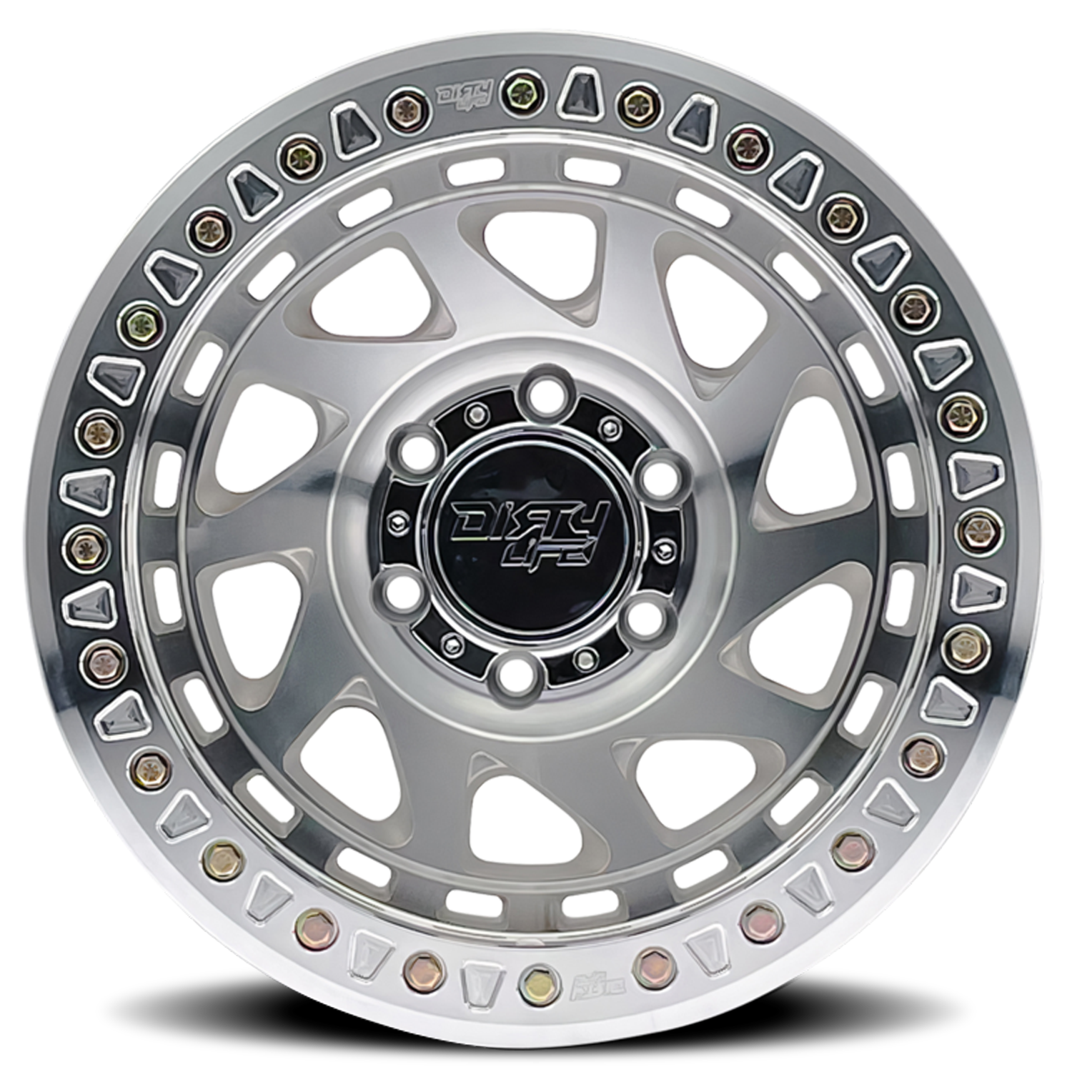 Enigma 9313 Machined 17X9 Dirty Life Race Wheels-14