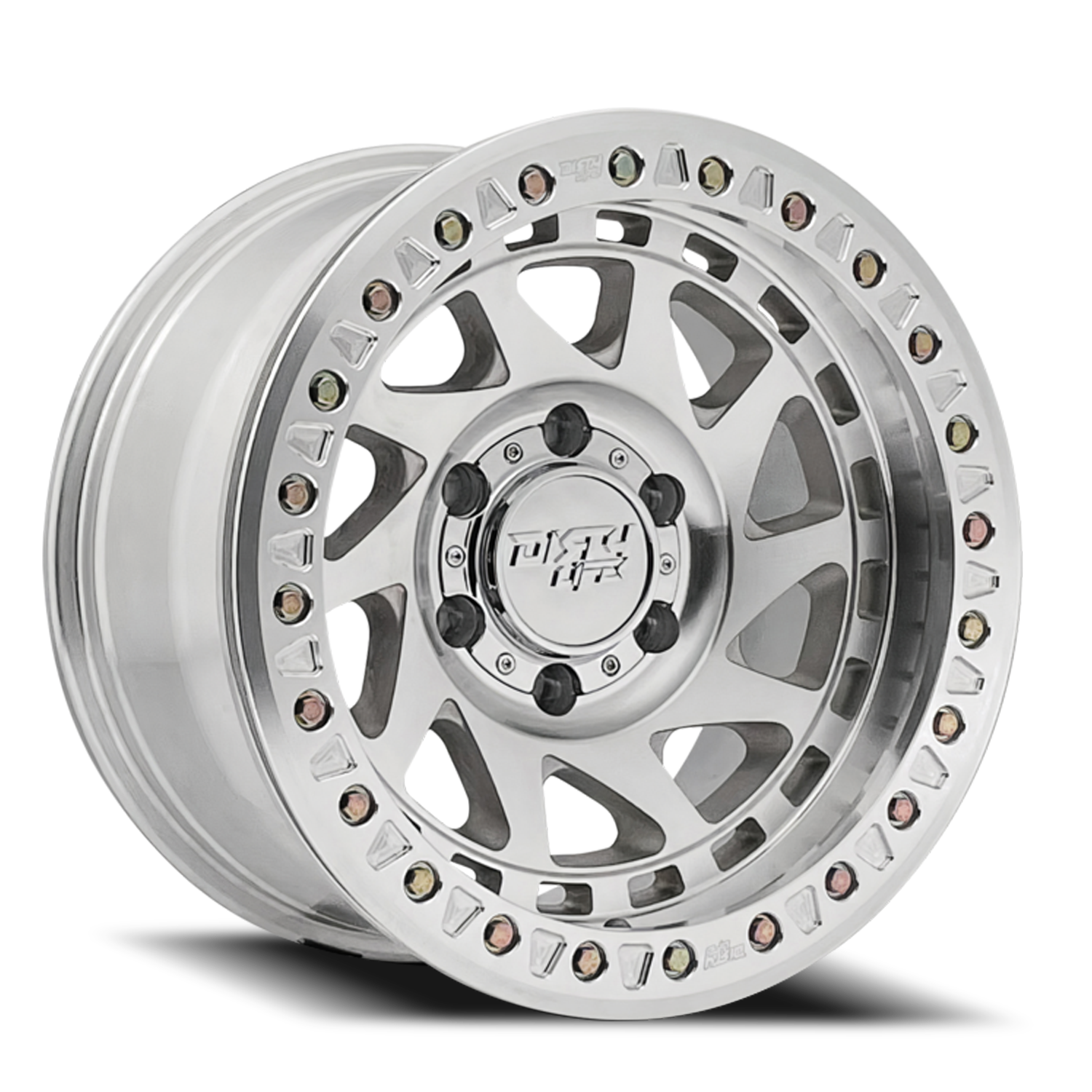 Enigma 9313 Machined 17X9 Dirty Life Race Wheels-6