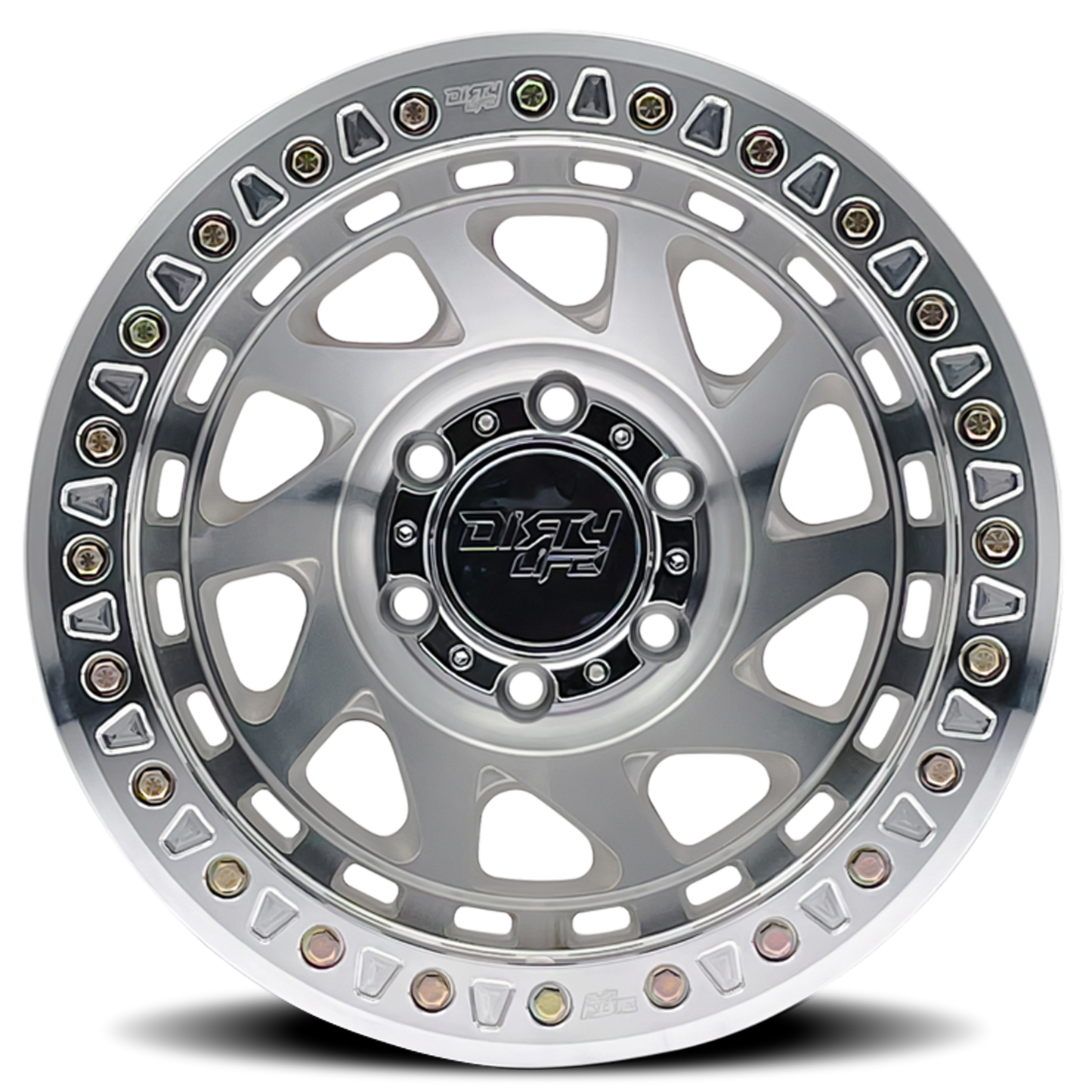 Enigma 9313 Machined 17X9 Dirty Life Race Wheels-8