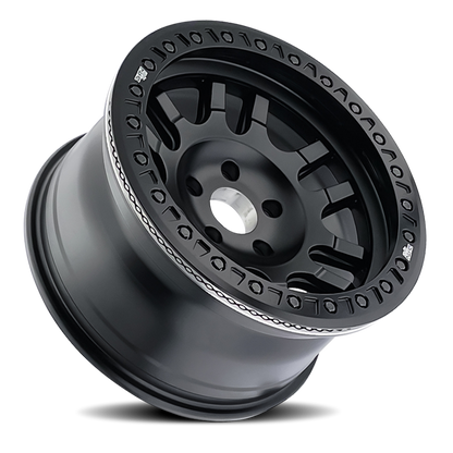 Canyon 9314 Matte Black 17X9 Dirty Life Race Wheels-1