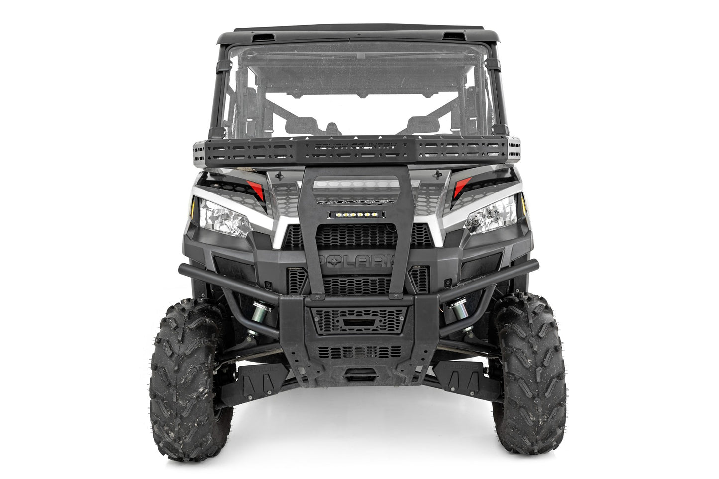 Front Cargo Rack 6 Inch Black Slimline Polaris Ranger XP 900/Ranger XP 1000 Rough Country-4
