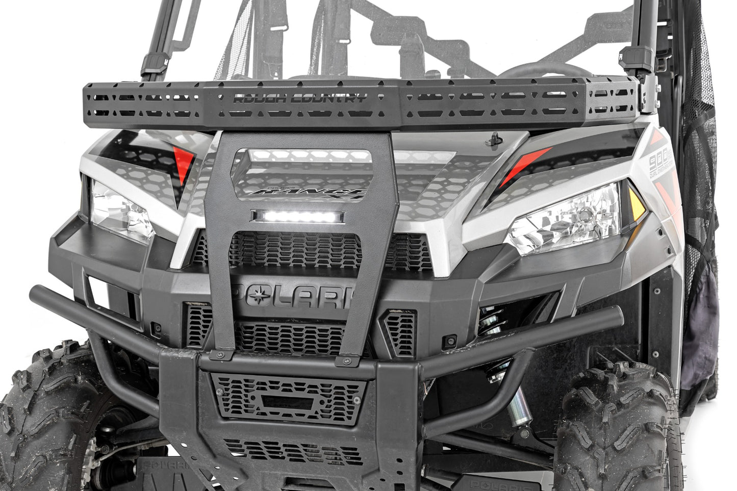 Front Cargo Rack 6 Inch Black Slimline Polaris Ranger XP 900/Ranger XP 1000 Rough Country-5