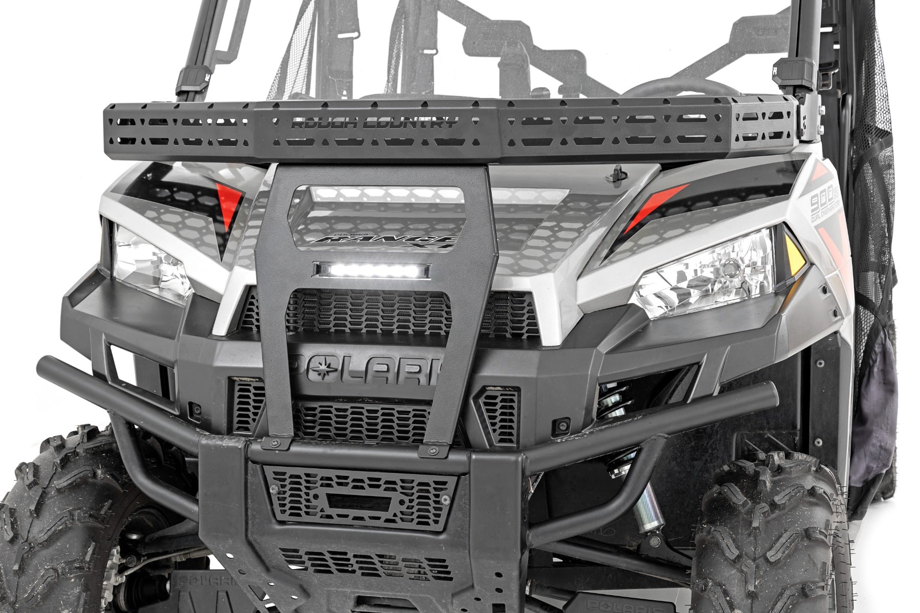 Front Cargo Rack 6 Inch Black Slimline Polaris Ranger XP 900/Ranger XP 1000 Rough Country-5