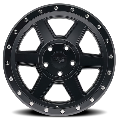 Compound 9315 Matte Black 20X10 Dirty Life Race Wheels-14