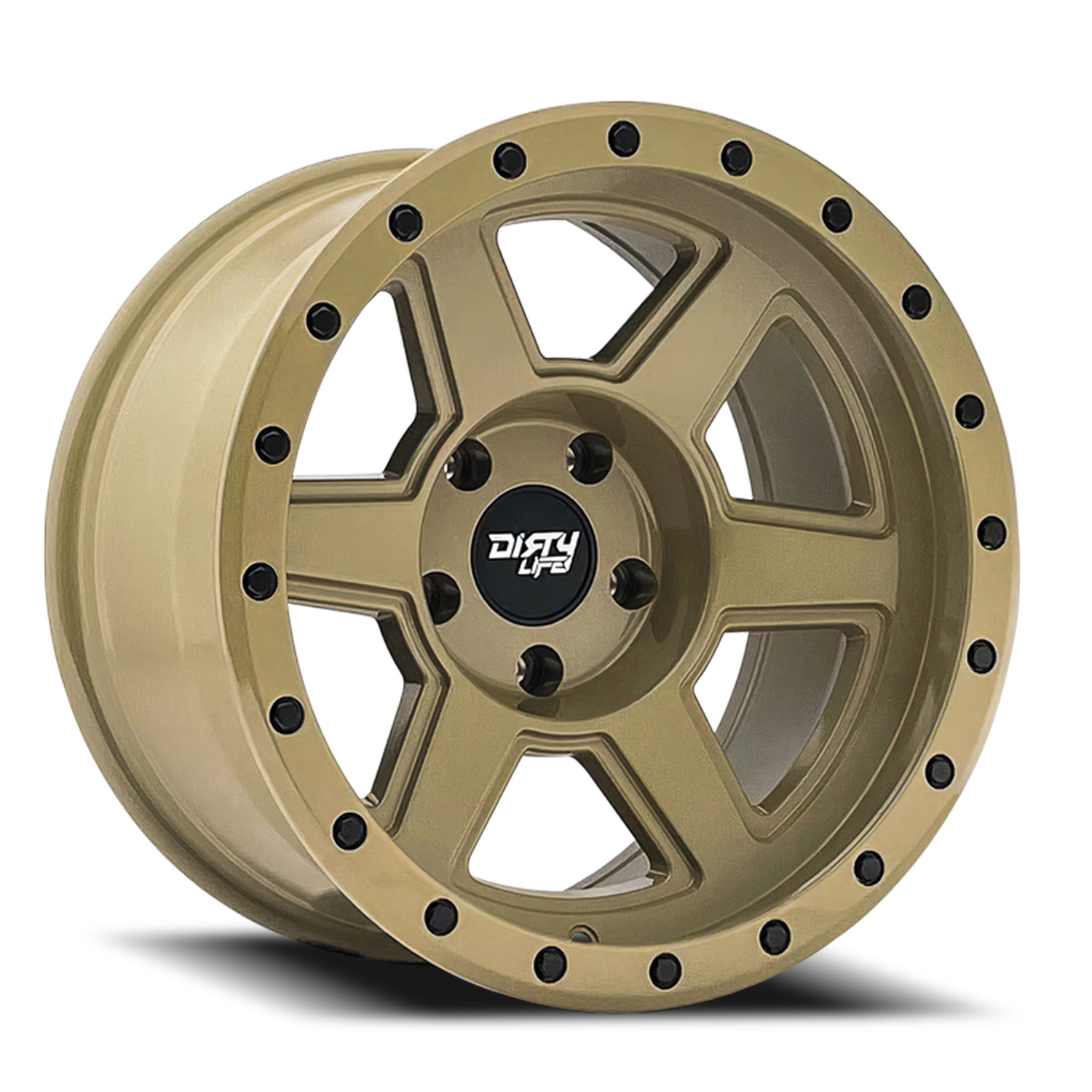 Compound 9315 Desert Sand 17X9 Dirty Life Race Wheels-3