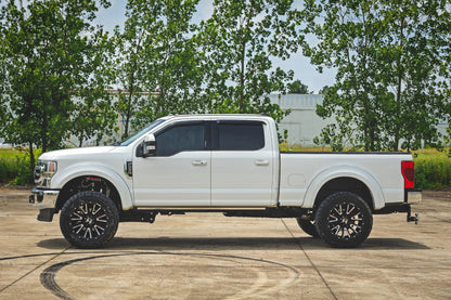 Side Window Deflectors Tape On Rain Guard Ford F-150/Lightning/F-250/F-350/Raptor (15-26) Rough Country-4