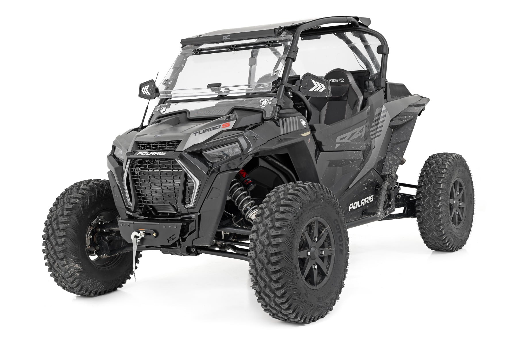 Winch Mount Polaris RZR Turbo S4 Rough Country-3