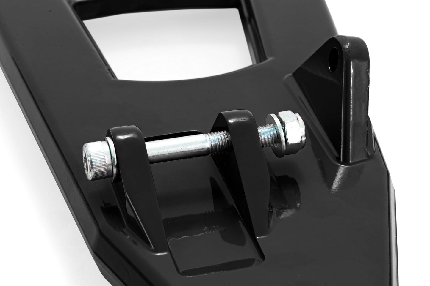 Black Forged Alum High Clearance 2 Inch Fwd Offset Control Arms w/Ball Joints Polaris Ranger 1000XP Rough Country-3