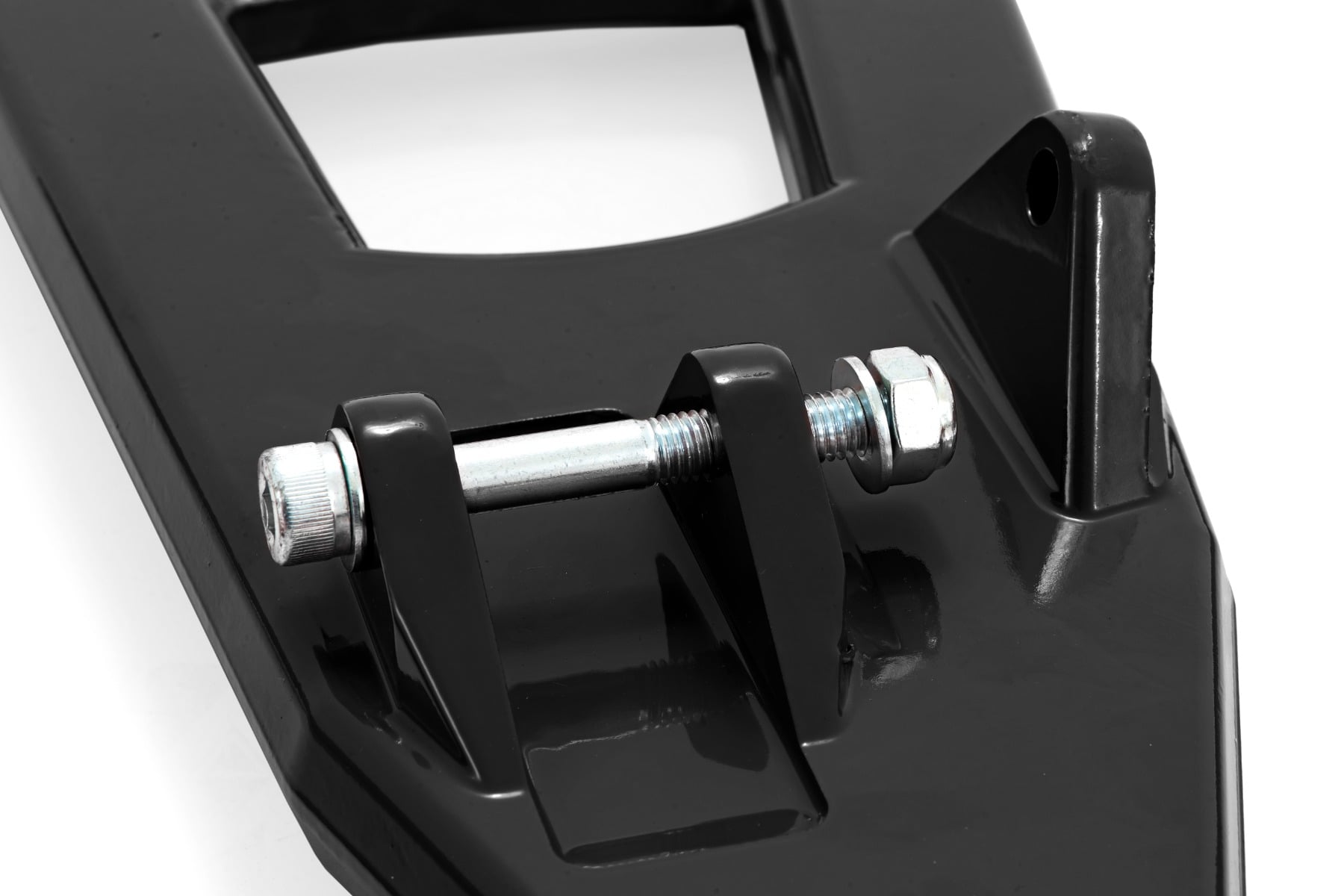 Black Forged Alum High Clearance 2 Inch Fwd Offset Control Arms w/Ball Joints Polaris Ranger 1000XP Rough Country-3