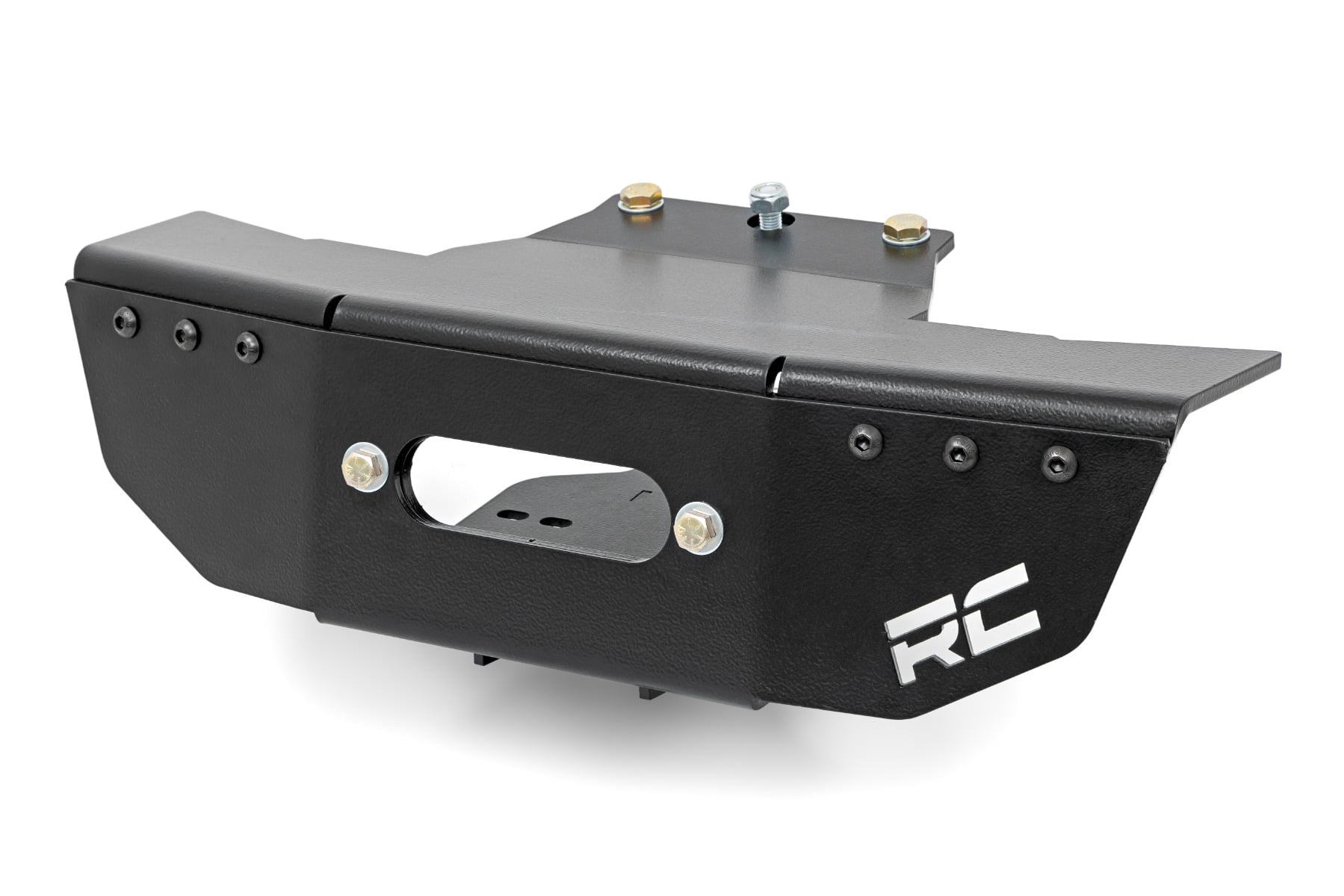 Winch Mount w/ 4500lb Winch Polaris RZR Turbo S4 Rough Country-1