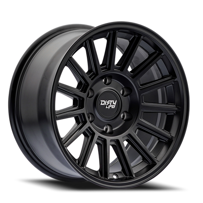 Journey 9316 Satin Black 17X8.5 Dirty Life Race Wheels-6