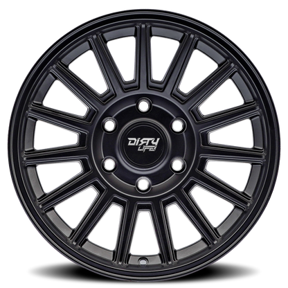 Journey 9316 Satin Black 17X8.5 Dirty Life Race Wheels-8