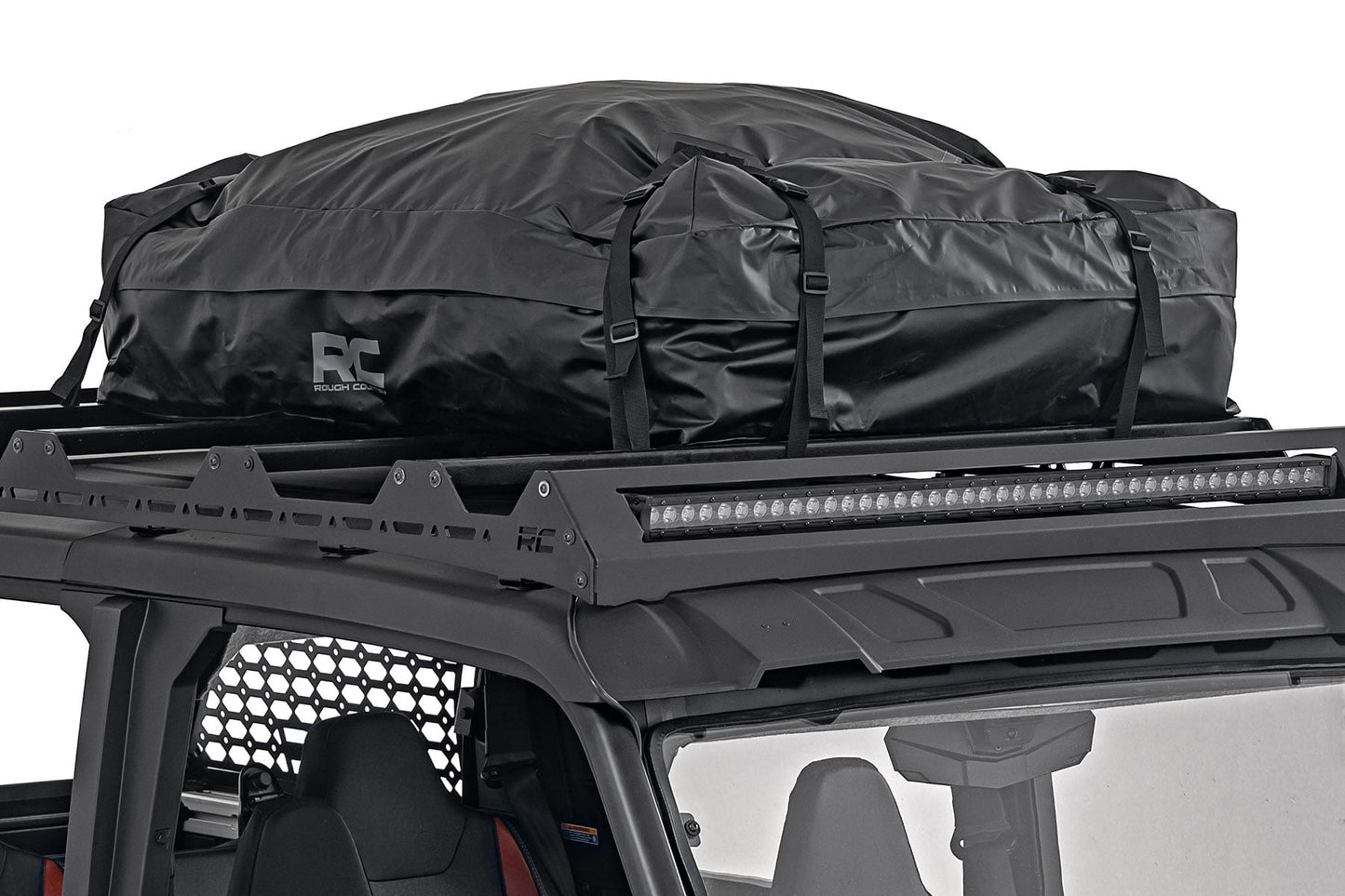 Roof Rack 40 Inch Black Single Row Polaris XPEDITION ADV 5 Rough Country-4