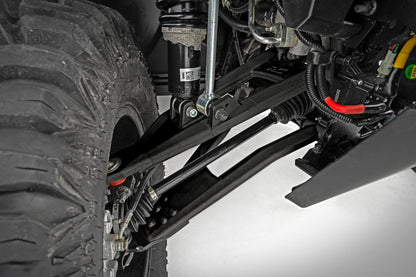 Black Aluminum Control Arms 2 Inch Forward Offset Polaris Ranger XP 1000 Rough Country-2