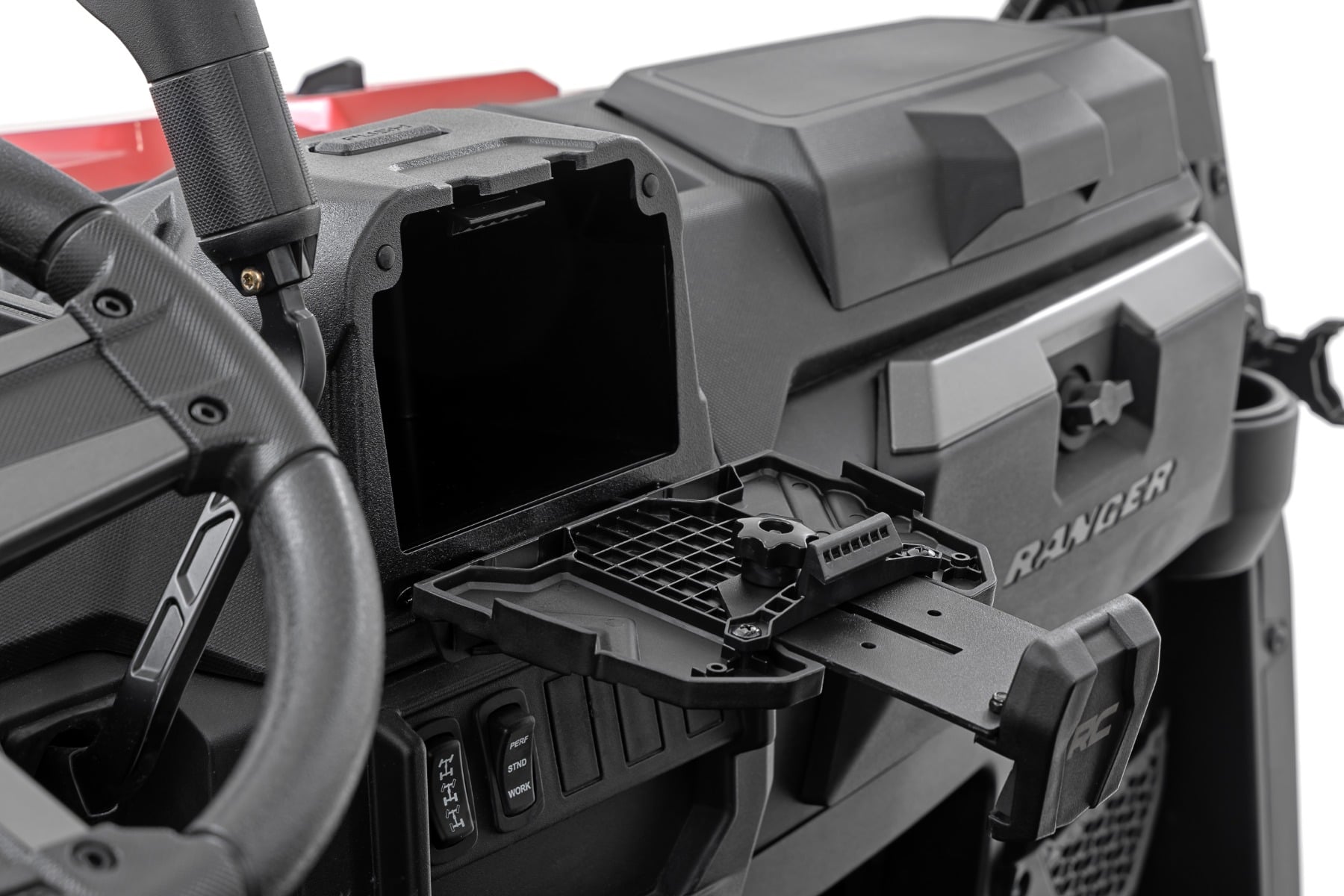 Center Console Storage Tablet Holder Polaris Ranger 1000 Rough Country-2