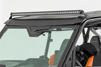 LED Light Kit Front Mount 40 Inch Black-Series Single Row Polaris RZR XP 4 1000 (2024) Rough Country-1