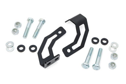 LED Light Kit Rear Mount 40 Inch Black Single Row Polaris RZR 1000XP4 (2024) Rough Country-1