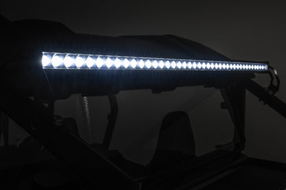 LED Light Kit Rear Mount 40 Inch Black Single Row Polaris RZR 1000XP4 (2024) Rough Country-3