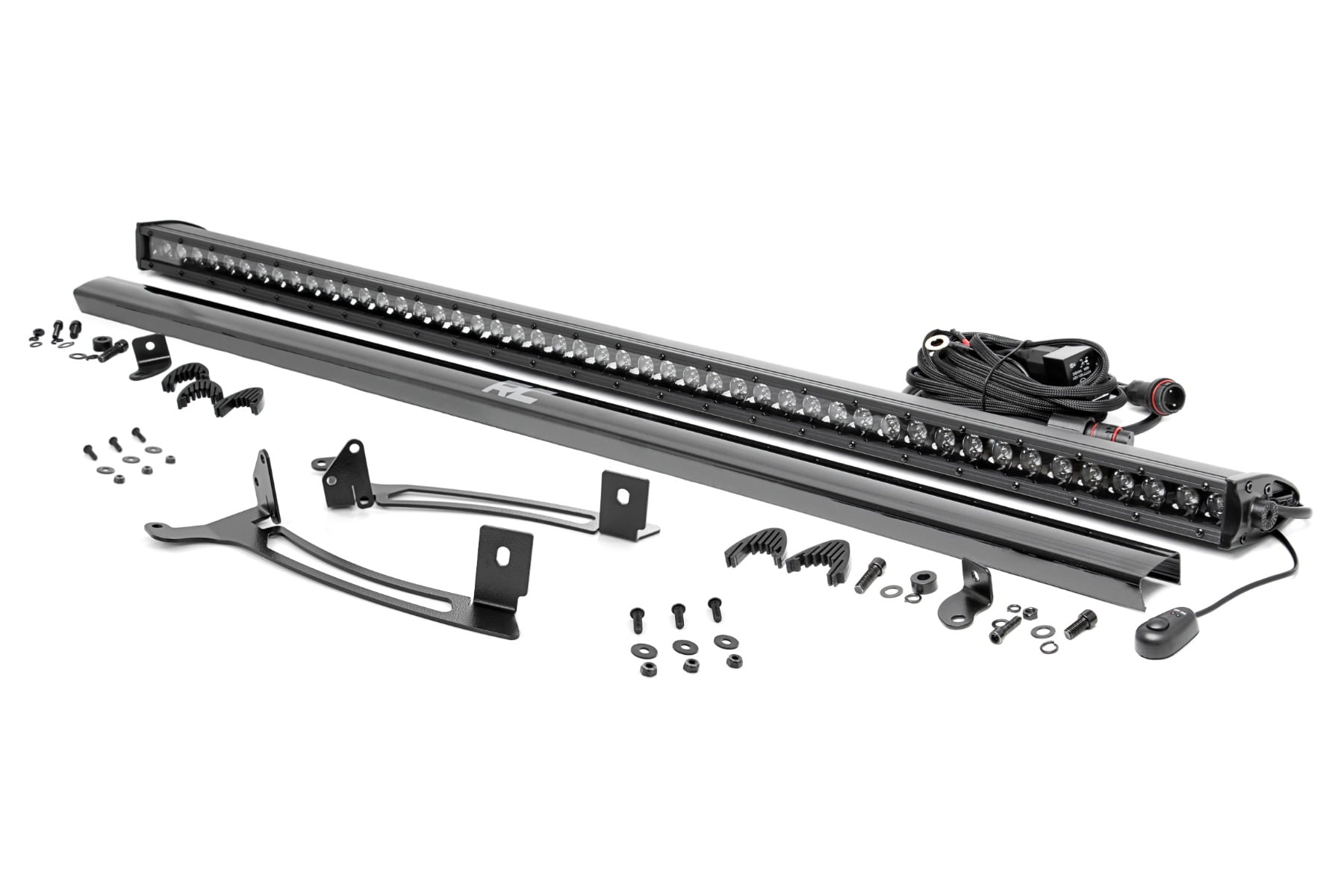 50 Inch Single Row Light Mount Front Black Series Polaris XPEDITION ADV 5 Rough Country