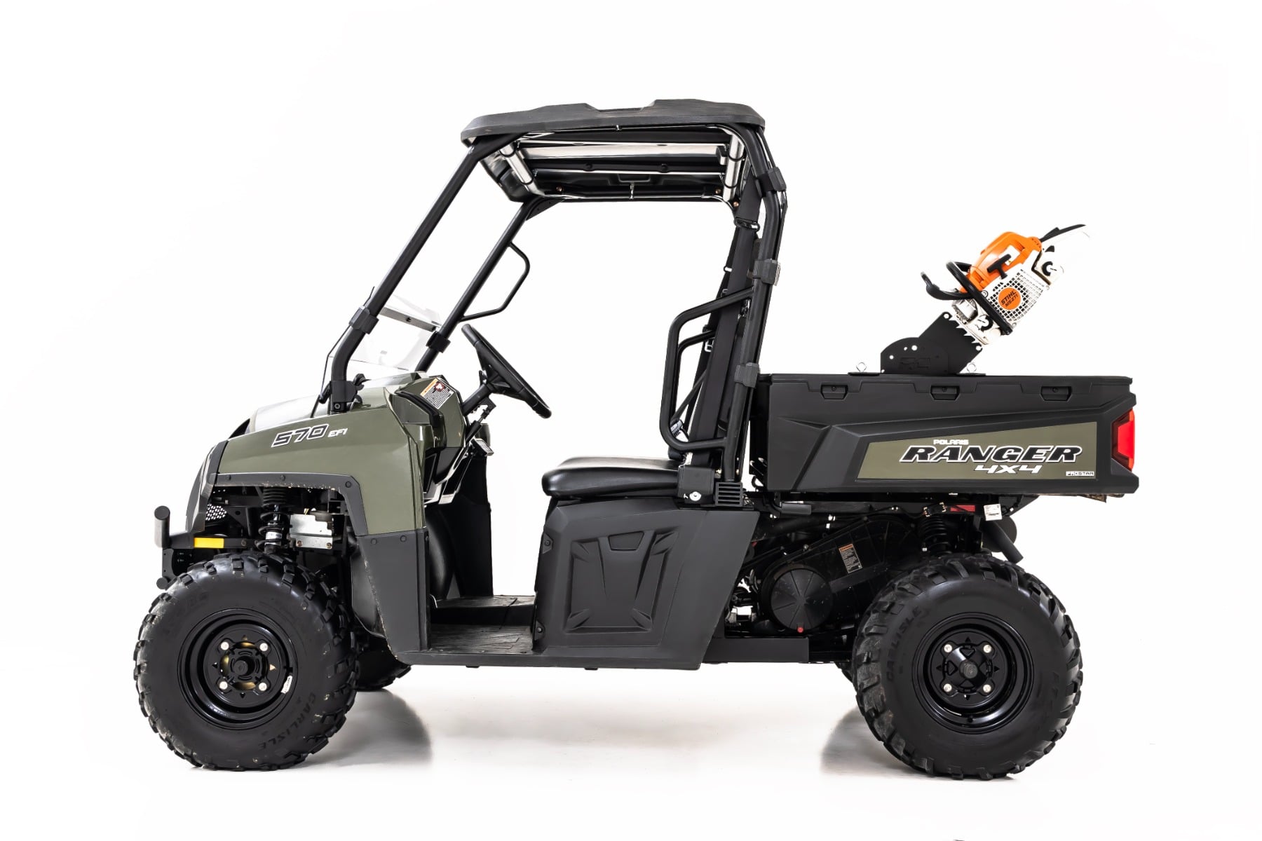 Chainsaw Carrier Bed Side Mount Multiple Makes & Models (Polaris/Can-Am) Rough Country-1
