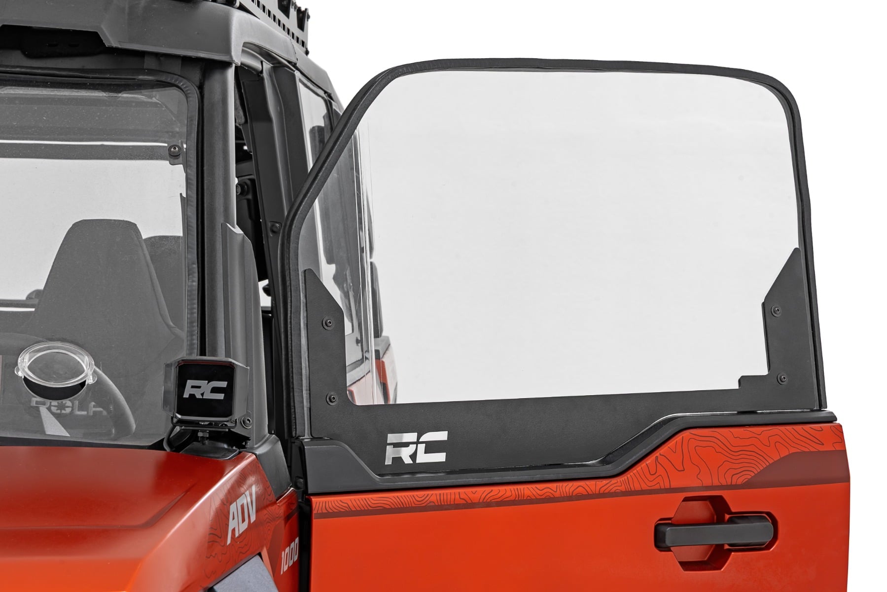 Side Windows Scratch Resistant Polaris Xpedition ADV 5 Rough Country-2