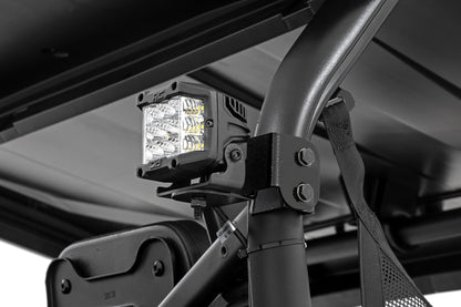 LED Light Kit Rear Mount 2 Inch Black Pair Segway 570 F Rough Country-4