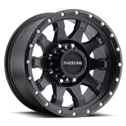Aluminum 20x9 Clutch 934B Black Raceline Wheels