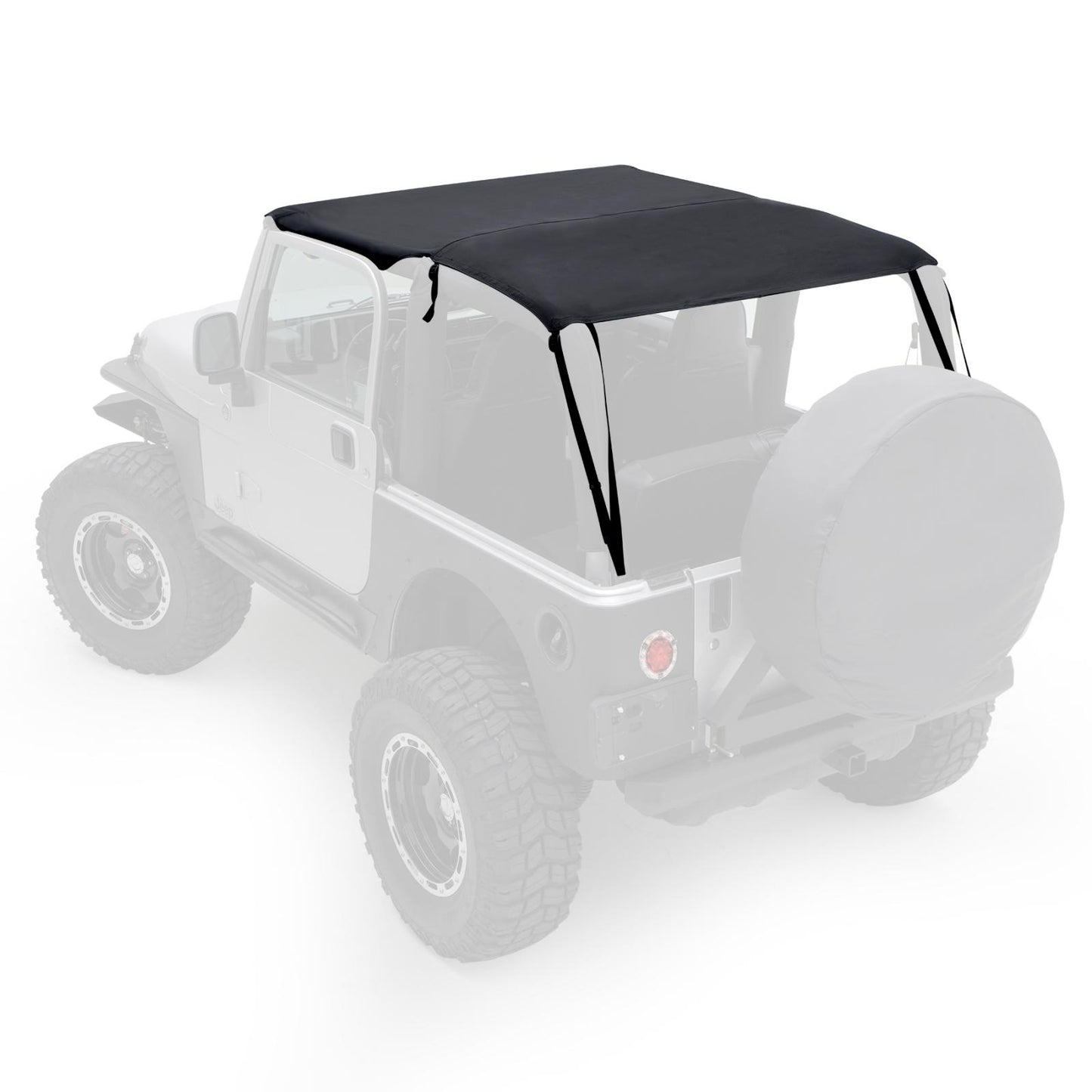 Extended Top Black Diamond 97-06 Wrangler TJ Smittybilt