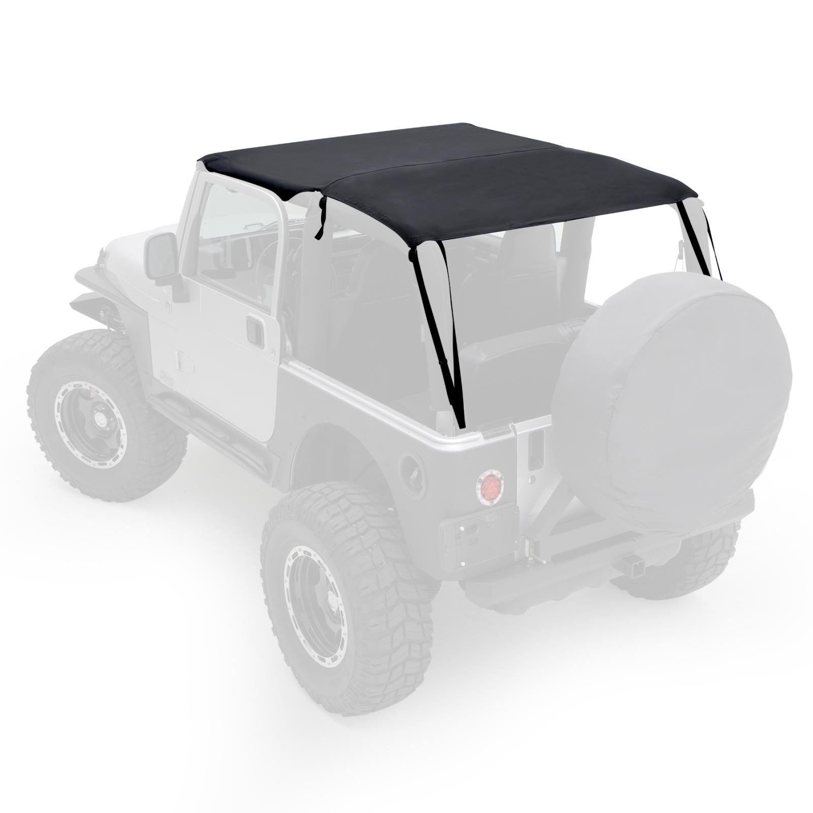 Extended Top Black Diamond 97-06 Wrangler TJ Smittybilt
