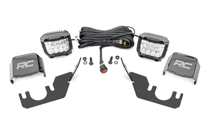 LED Light Rear Mount 3 Inch OSRAM Kawasaki Teryx 4 1000/Teryx 800 Rough Country