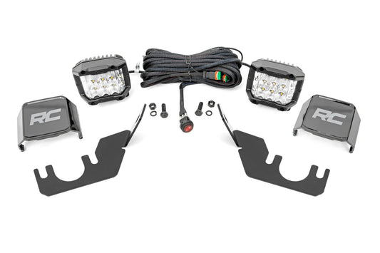 LED Light Rear Mount 3 Inch OSRAM Kawasaki Teryx 4 1000/Teryx 800 Rough Country