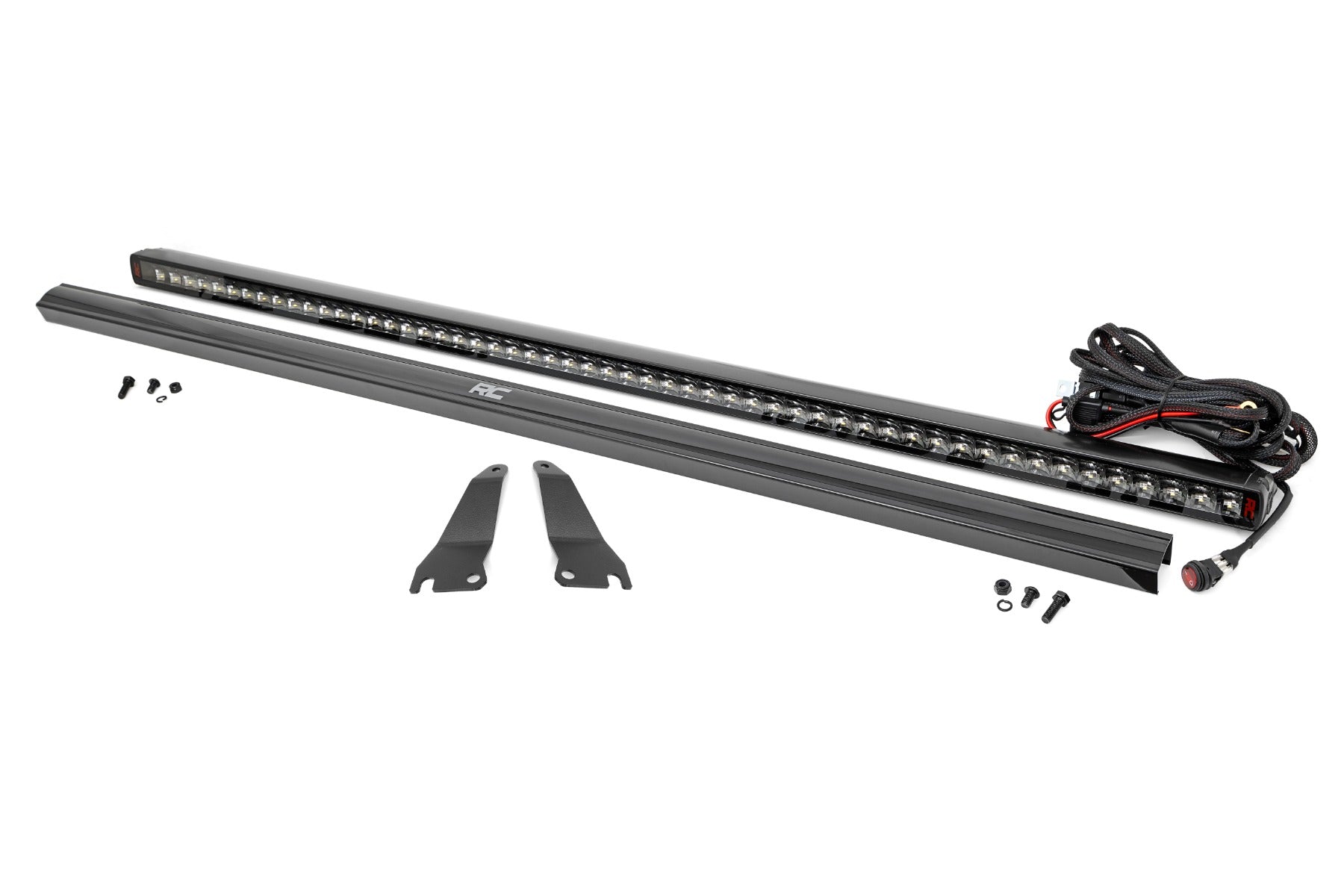 LED Light Kit Cage Mount 50 Inch Spectrum Single Row Kawasaki Teryx 1000/Teryx 800 Rough Country